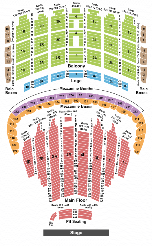 The Chicago Theatre Kevin Hart Seating Chart